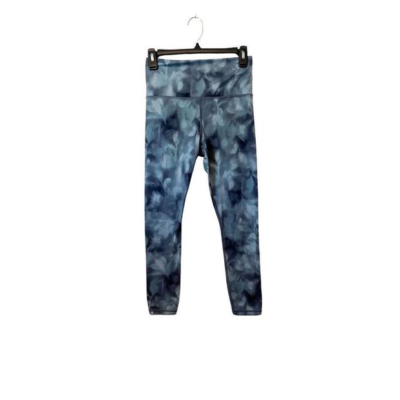 Athleta Elation Blue Green 7/8 Leggings‎ 657538 Size Small - Picture 1 of 5